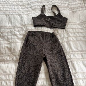 Leopard Print Alo yoga Set